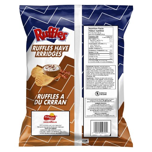 Picture of RUFFLES - SOUR CREAM and BACON 200GR