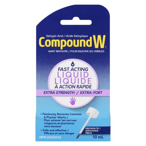 Picture of COMPOUND W FAST-ACTING WART REMOVER LIQUID 20% 10ML