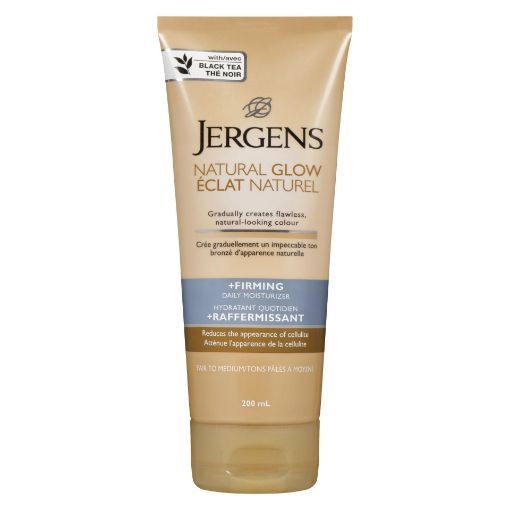 Picture of JERGENS NATURAL GLOW + FIRMING DAILY MOISTURIZER - FAIR TO MEDIUM 200ML    