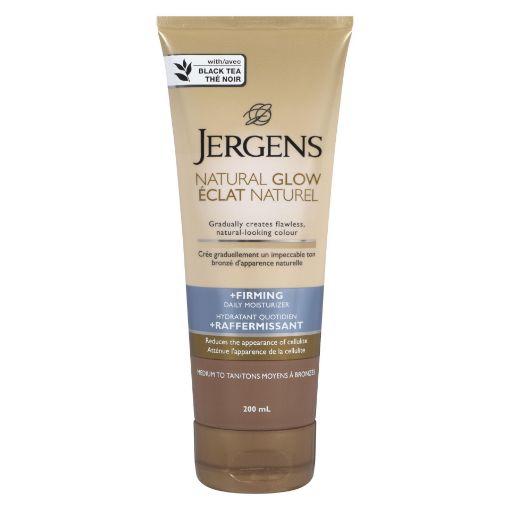 Picture of JERGENS NATURAL GLOW + FIRMING DAILY MOISTURIZER - MEDIUM TO TAN 200ML     
