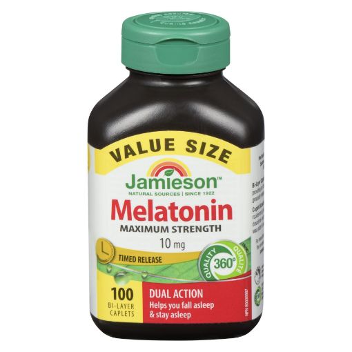 Picture of JAMIESON MELATONIN 10MG VALUE PACK CAPLETS 100S                            