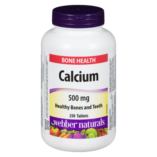 Picture of WEBBER NATURALS CALCIUM CARBONATE 500MG 250S                               