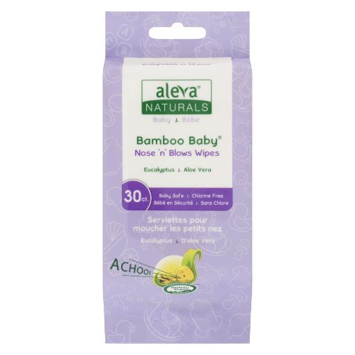 Picture of ALEVA NATURALS BAMBOO BABY WIPES - BREATHE EASY 30S                        