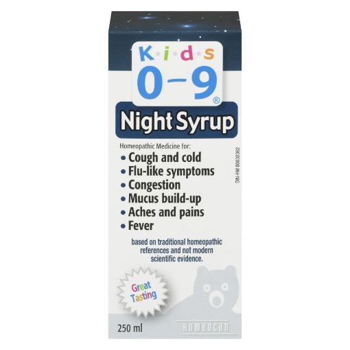 Picture of KIDS 0-9 COUGH and COLD NIGHTTIME SYRUP 250ML