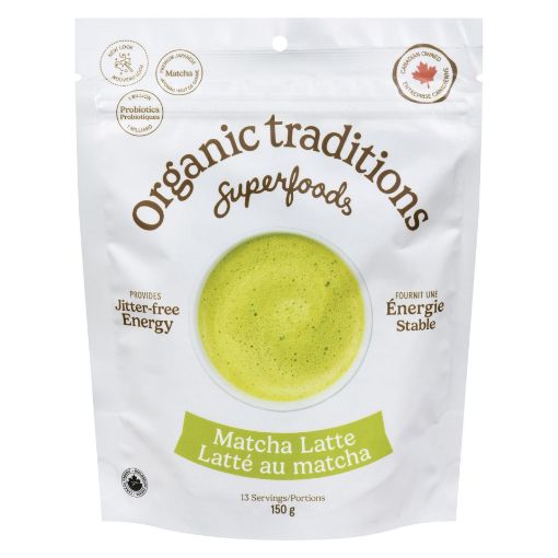Picture of ORGANIC TRADITIONS LATTE MATCHA W/PROBIOTICS 150GR
