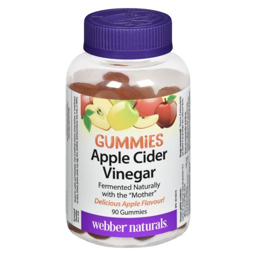 Picture of WEBBER NATURALS APPLE CIDER VINEGAR GUMMY 200MG 90S
