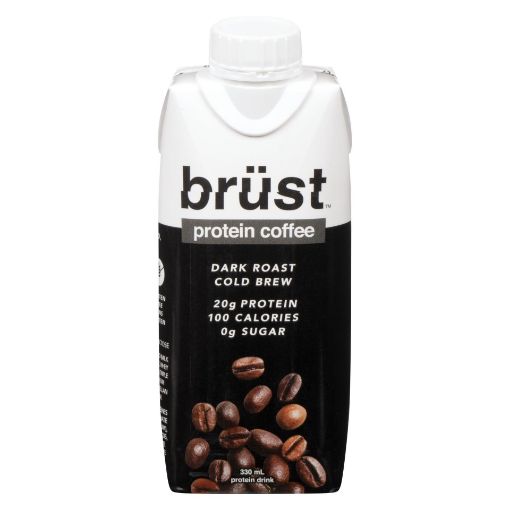 Picture of BRUST PROTEIN COFFEE - DARK ROAST 330ML