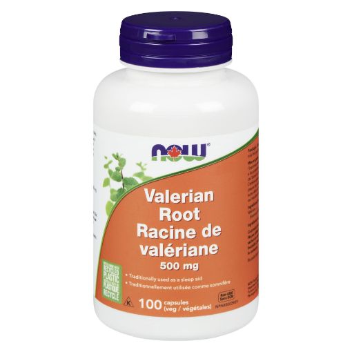 Picture of NOW VALERIAN ROOT 500MG CAPSULES 100S