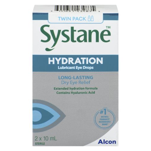 Picture of SYSTANE ULTRA HYDRATION LUBRICANT EYE DROPS TP 2X10ML
