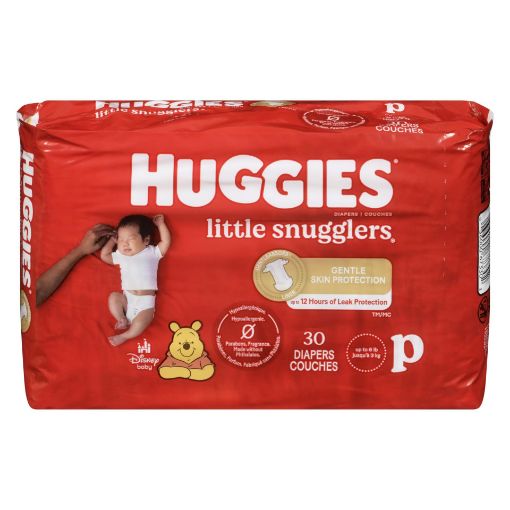 Picture of HUGGIES LITTLE SNUGGLERS PREEMIE DIAPERS CONVIENENCE PACK 30S              