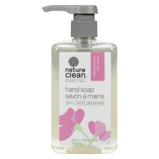 Picture of NATURE CLEAN LIQUID HAND SOAP - SWEET PEA LEMON BALM 500ML                 