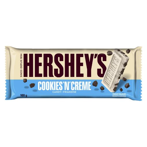 Picture of HERSHEY COOKIES N CREME FAMILY BAR 100GR