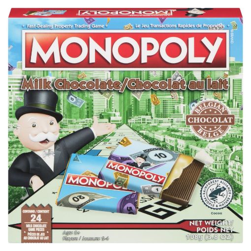 Picture of EXCLUSIVE CANDY MONOPOLY CHOCOLATE GAME BOARD 108GR