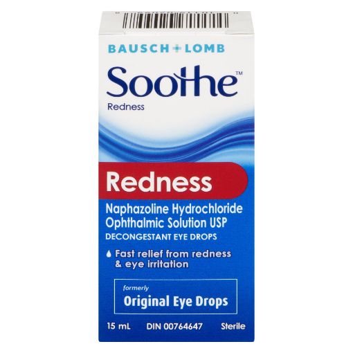 Picture of BAUSCH and LOMB SOOTHES REDNESS DROPS 15ML