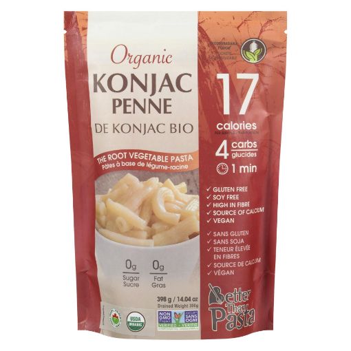 Picture of KONJAC ORGANIC PASTA - PENNE 385GR                              