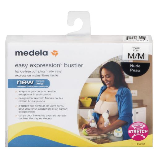 Picture of MEDELA EASY EXPRESSION BUSTIER IN NUDE - MEDIUM                 