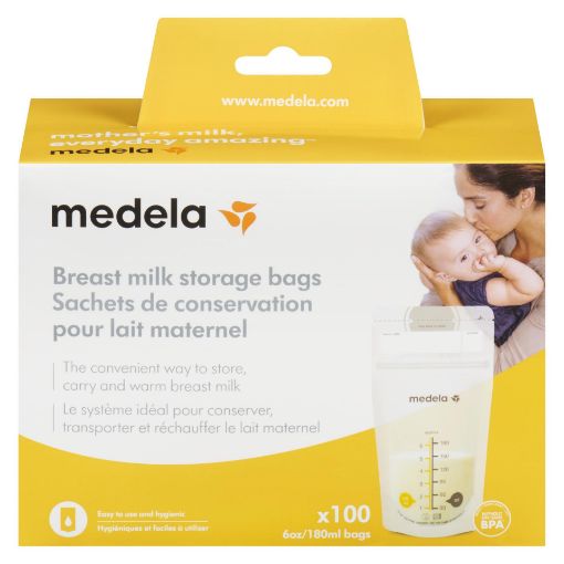 Picture of MEDELA BREAST MILK STORAGE BAGS 100S