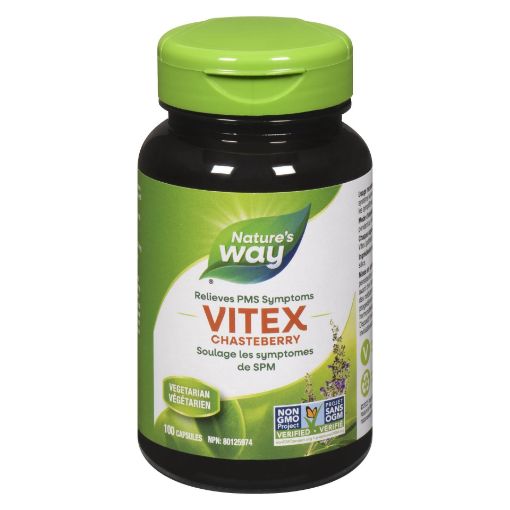 Picture of NATURE'S WAY VITEX CHASTEBERRY 400MG -RELIEVES PMS SYMPTOMS 100S