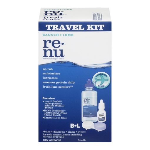 Picture of BAUSCH and LOMB RENU MULTI PURPOSE SOLUTION TRAVEL KIT 60ML