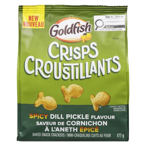 Picture of GOLDFISH CRISPS - SPICY DILL PICKLE 177GR