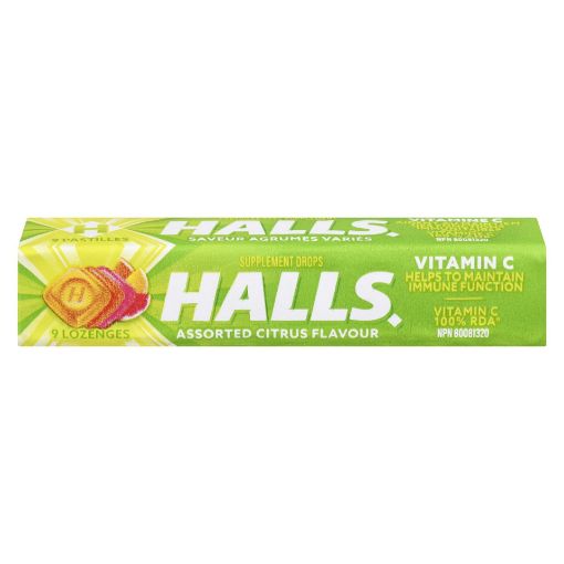Picture of HALLS LOZENGE VITAMIN C - ASSORTED CITRUS 9S