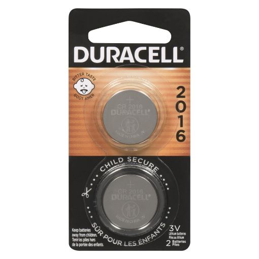 Picture of DURACELL LITHIUM COIN BATTERY - BITTER COATING 2016 2S