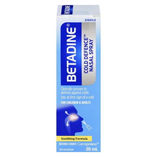 Picture of BETADINE COLD DEFENCE NASAL SPRAY 20ML