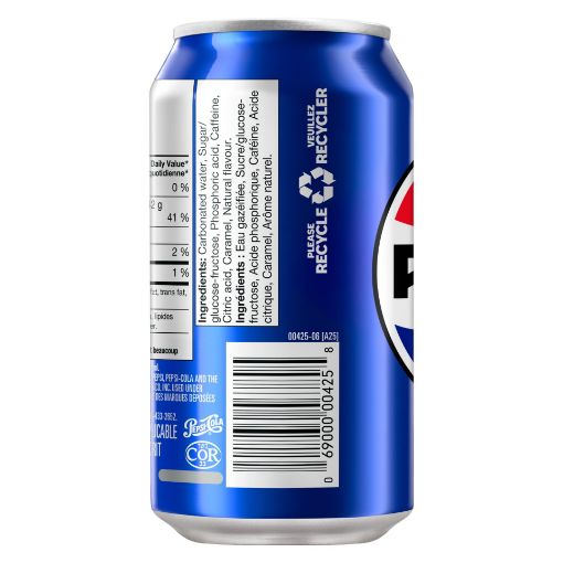 Picture of PEPSI BEVERAGE - CAN 355ML 