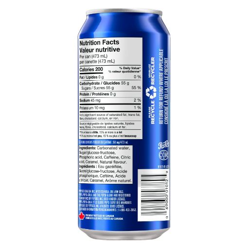 Picture of PEPSI MILLENNIAL CAN 473ML                                                 