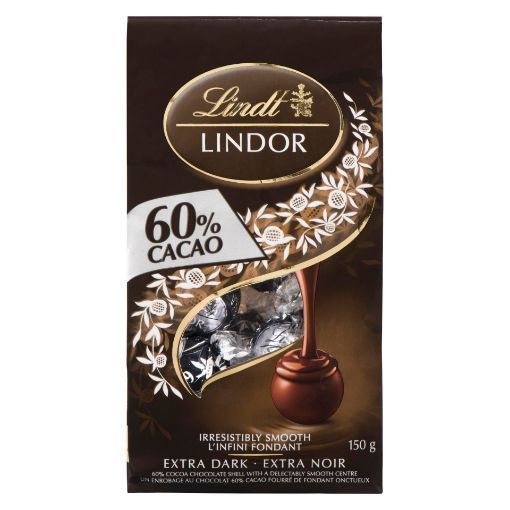 Picture of LINDT LINDOR TRUFFLES - 60% EXTRA DARK 150GR