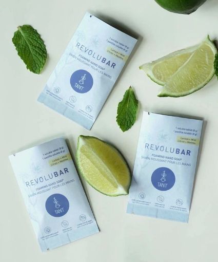 Picture of TANIT REVOLUBAR FOAMING HAND SOAP TABLETS -  LEMON + MINT 1S