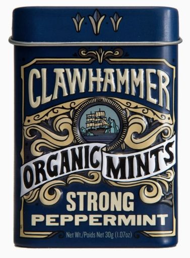 Picture of CLAWHAMMER ORGANIC MINTS - STRONG PEPPERMINT 30GR