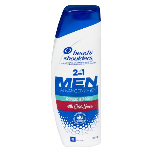 Picture of HEAD and SHOULDERS W/ OLD SPICE 2 IN 1 - PURE SPORT 380ML