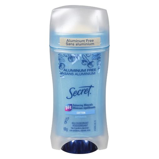 Picture of SECRET ALUMINUM FREE DEODORANT - COTTON 68GR                               