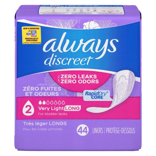 Picture of ALWAYS DISCREET LINER - VERY LIGHT - LONG 44S                              