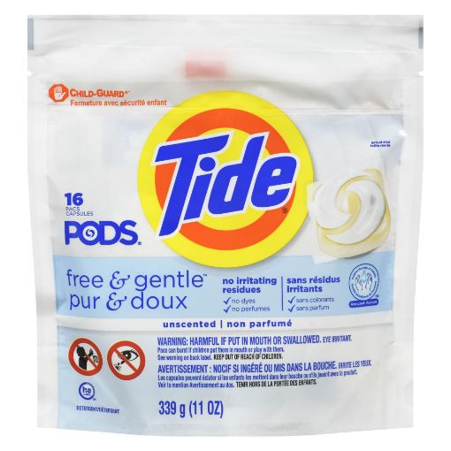Picture of TIDE PODS - FREE and GENTLE 16S