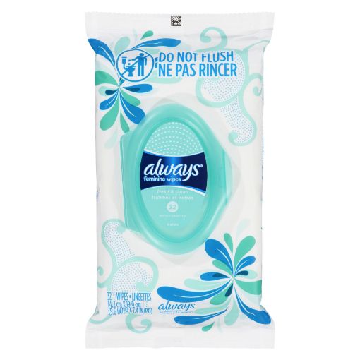 Picture of ALWAYS FEM WIPES - FRESH and CLEAN 32S