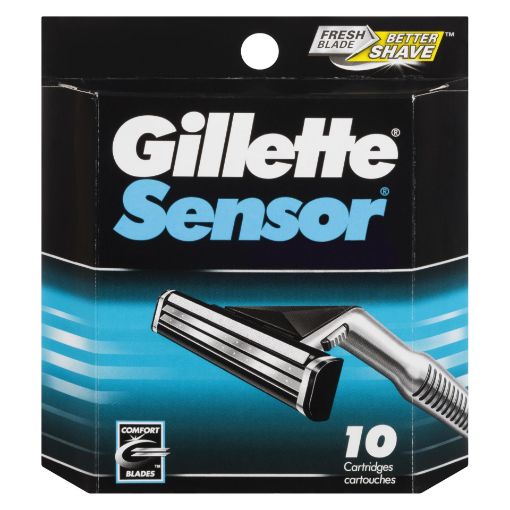 Picture of GILLETTE SENSOR CARTRIDGES 10S                                