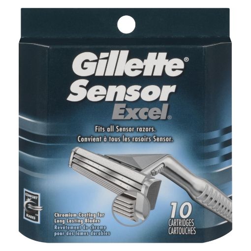 Picture of GILLETTE SENSOR EXCEL CARTRIDGES 10S                                       