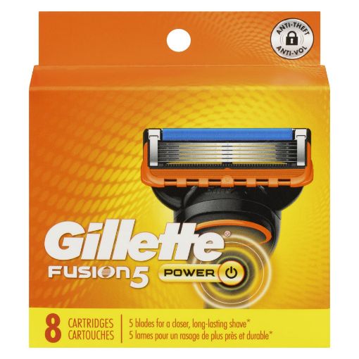 Picture of GILLETTE FUSION 5 POWER REFILLS 8S                                         