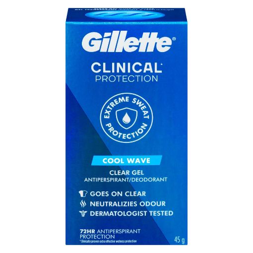 Picture of GILLETTE CLEARGEL DEODORANT - COOLWAVE 45G