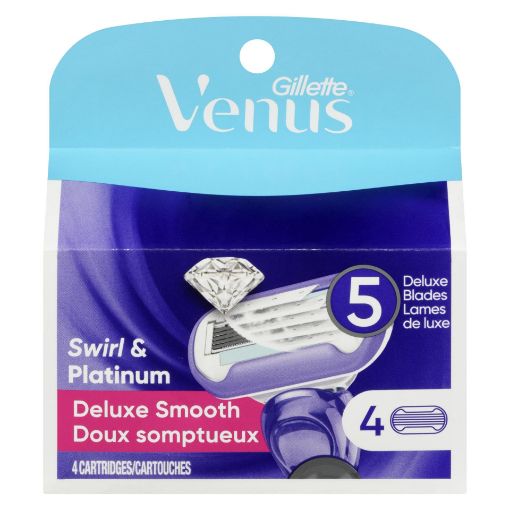 Picture of GILLETTE VENUS DELUXE SMOOTH SWIRL CARTRIDGES 4S
