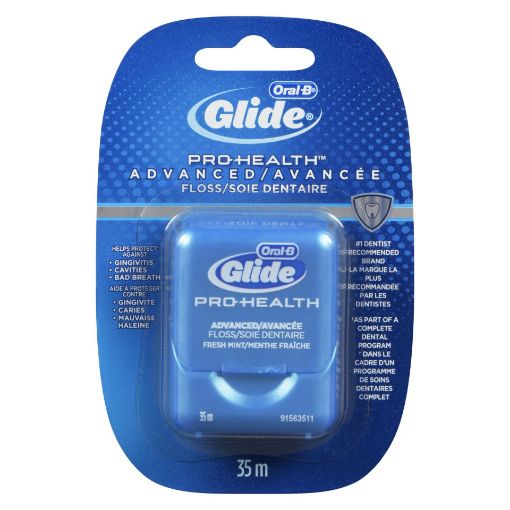 Picture of ORAL-B GLIDE PRO-HEALTH ADVANCED FLOSS - FRESH MINT 35M
