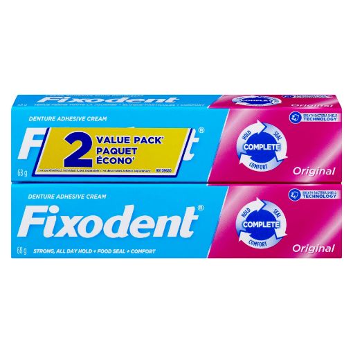 Picture of FIXODENT DENTURE CREAM - ORIGINAL TWIN PACK 2X68GR