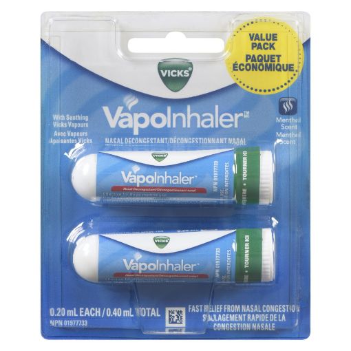 Picture of VICKS VAPOINHALER - NASAL DECONGESTANT - TWIN PACK 2S                      