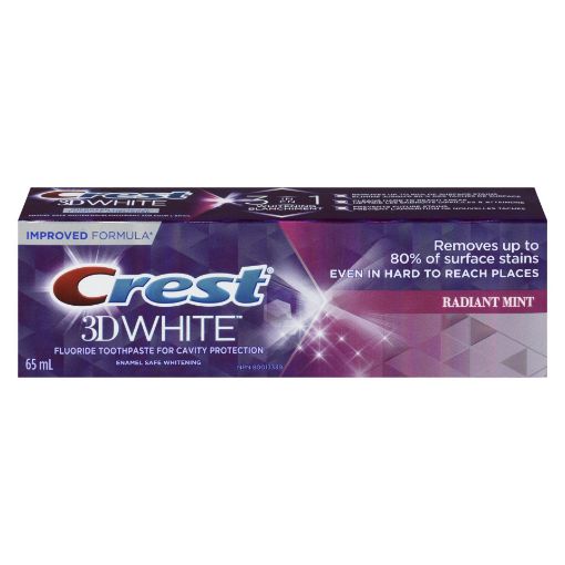 Picture of CREST 3DWHITE TOOTHPASTE RADIANT MINT 65ML                                 