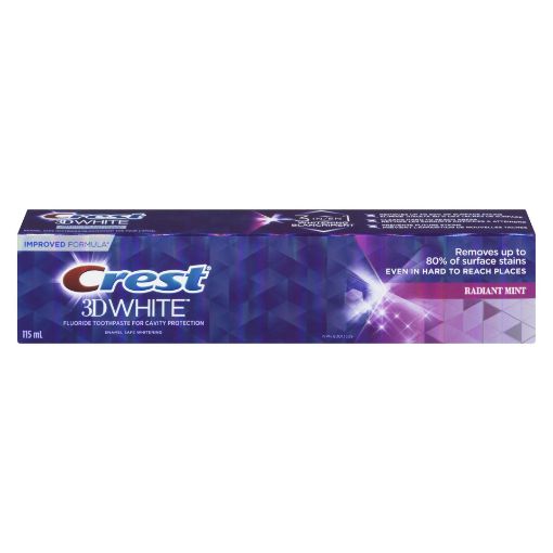 Picture of CREST 3DWHITE TOOTHPASTE RADIANT MINT 115ML                                
