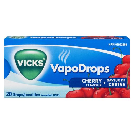 Picture of VICKS LOZENGES - VAPODROPS - CHERRY 20S                                    
