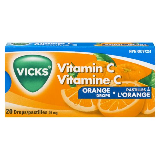 Picture of VICKS LOZENGES - THROAT DROPS - VIT C 20S                                  
