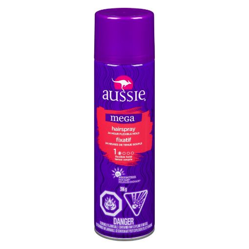 Picture of AUSSIE MEGA AEROSOL HAIRSPRAY - FLEXIBLE HOLD 396GR